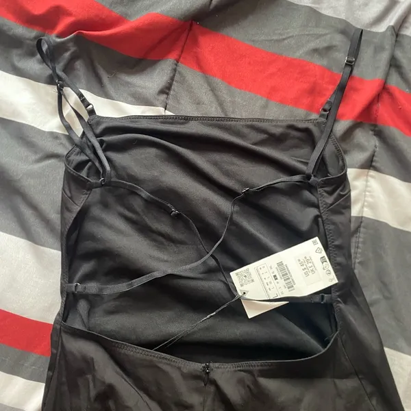 Zara Open Back Dress - Image 3