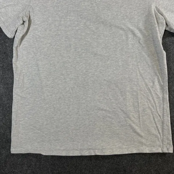 Lululemon Womens Light Gray Heather Short Sleeve Athletic Crew Neck Tee Top - Image 8
