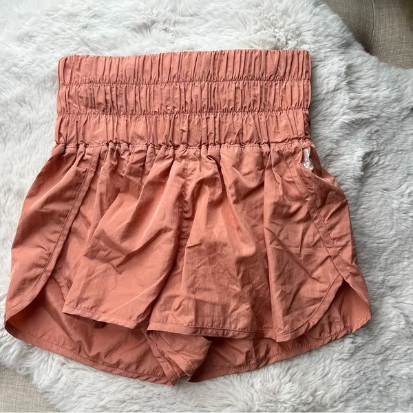 Free People Movement The Way Home Women's Active Athleisure Shorts in Peaches S - Image 4