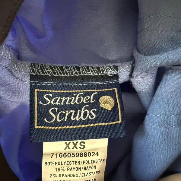 Blue Scrub Pants Size XXS - Image 4