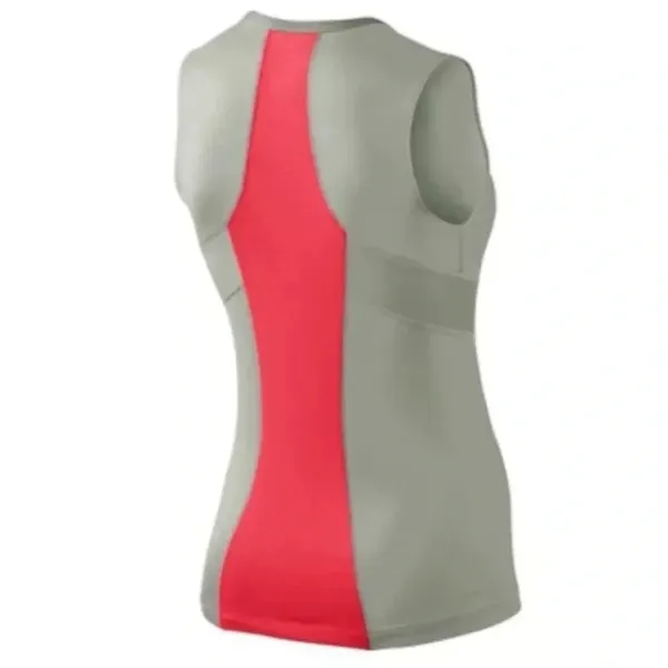 Nike Power Tank Top Stripe Grey Shirt Athletic Work Out Shirt XS v6x - Image 3