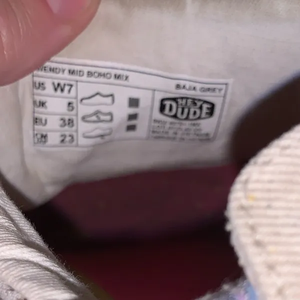 Hey Dude Wendy Mid Boho Mix Aztec Pattern Casual Shoes - Image 9