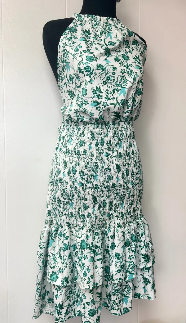 Boohoo Halter Floral Dress - Image 3