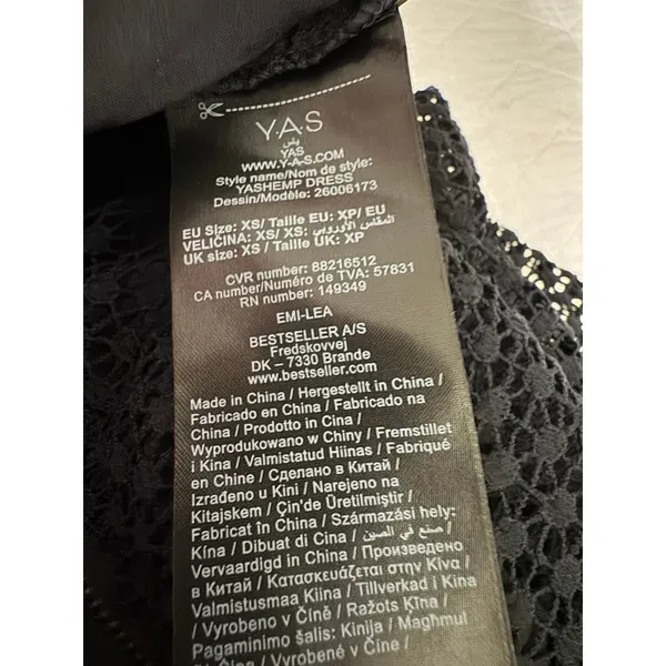 Y.A.S Navy dress‎ women's side xs - Image 5