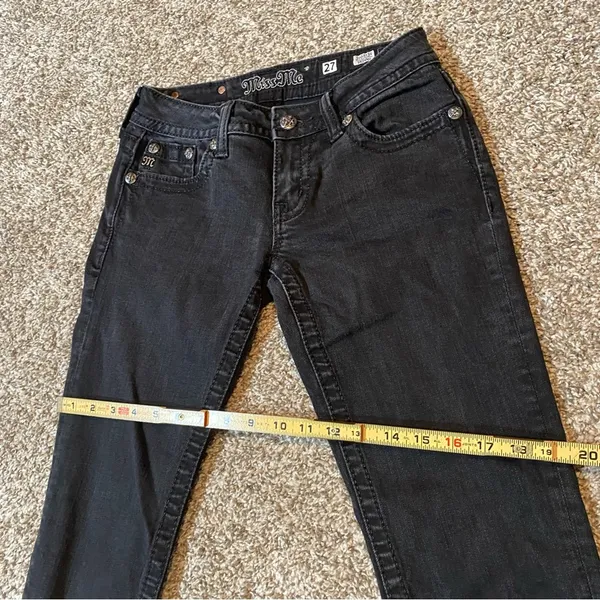 MISS ME Black Skinny Jeans in Size 27 - Image 11