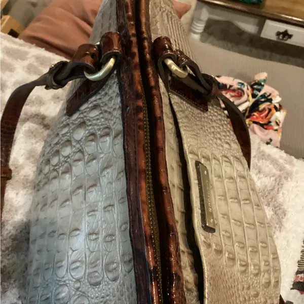 COPY - Brahmin Crocodile Embossed Tote Bag - Image 14