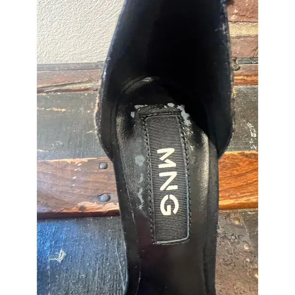 NWT Mango MNG Leopard Pony Hair Ankle Strap Stiletto Sandals Heels - Image 6