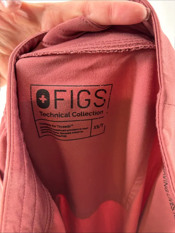 Figs xs tall Zamora joggers dusty rose color - Image 4