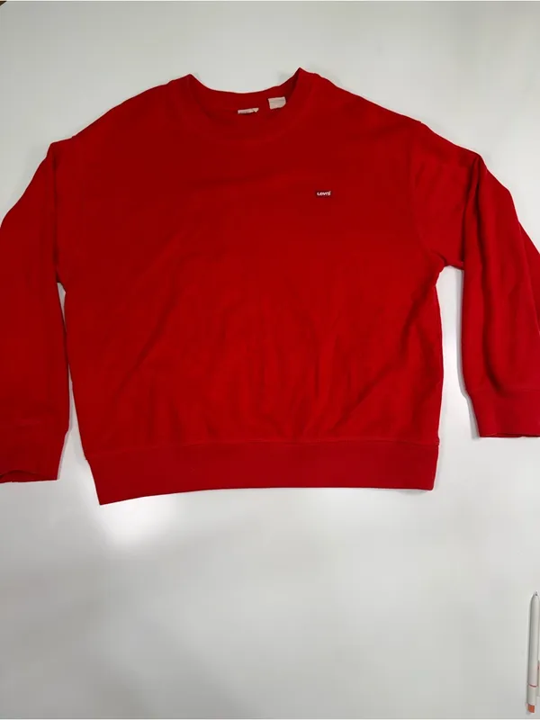 Levi's Red Crewneck Sweatshirt - Image 2