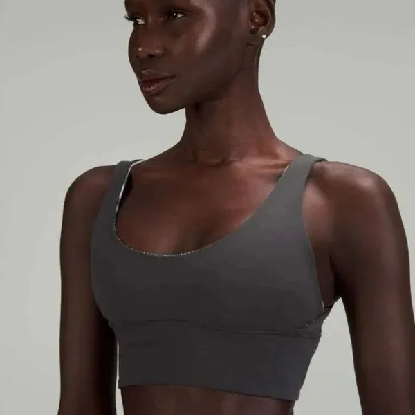 Lululemon Align Bra Shine *Light Support, A/B Cup Diamond Dye Starlight Graphite - Image 3