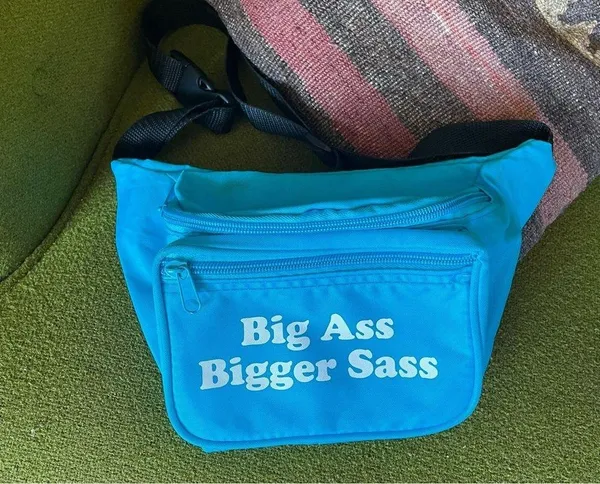 Rare “Big Ass Bigger Sass” belt bag bum bag music festival bag - Image 2
