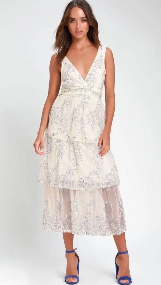 Lulus | Viviana Midi Dress - Image 2