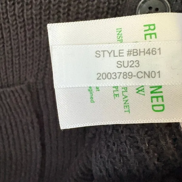 J.Crew Womens Charcoal Gray Button‎ Front V-Neck Cardigan Sweater Size M - Image 9