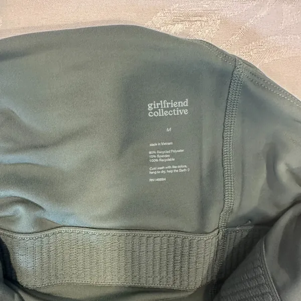 Girlfriend Collective‎ Size-M Lola Active Dress with Shorts Fog Green - Image 11