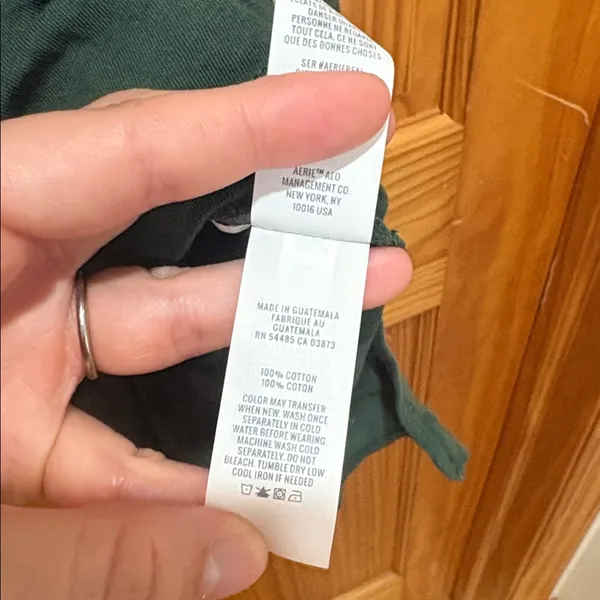 Aerie Size Large Green Oversized Pocket Top - Image 6