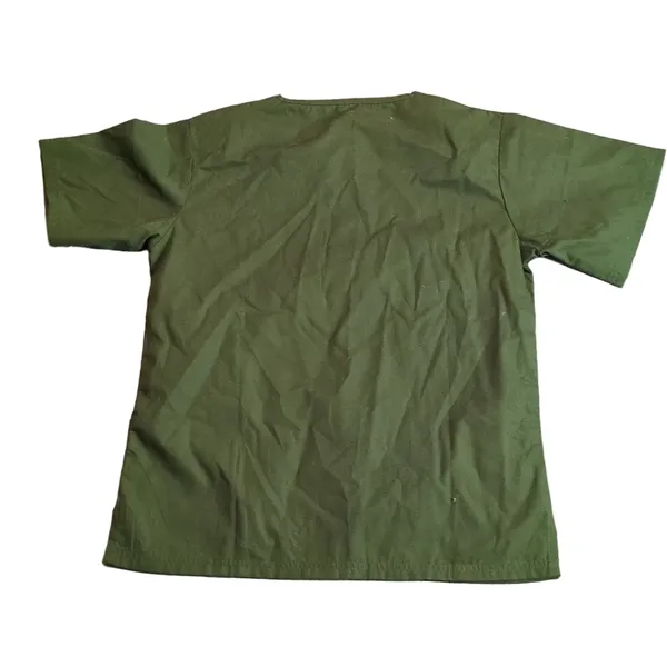 Butter-Soft Olive Scrub Top Size XS - Image 7