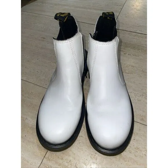 Dr. Martens Air Wair 2976 Quad Chelsea Boots‎ White Size 6W - Image 2