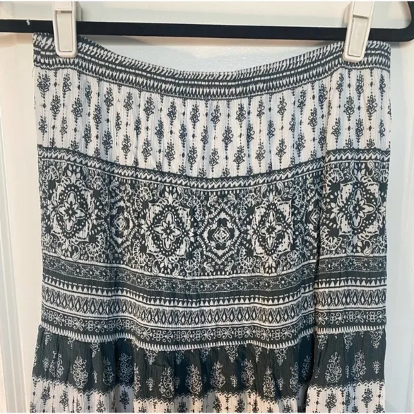 Westport Maxi High Rise BohoPaisley Green Skirt eathy‎ flowy size Small mermaid - Image 2