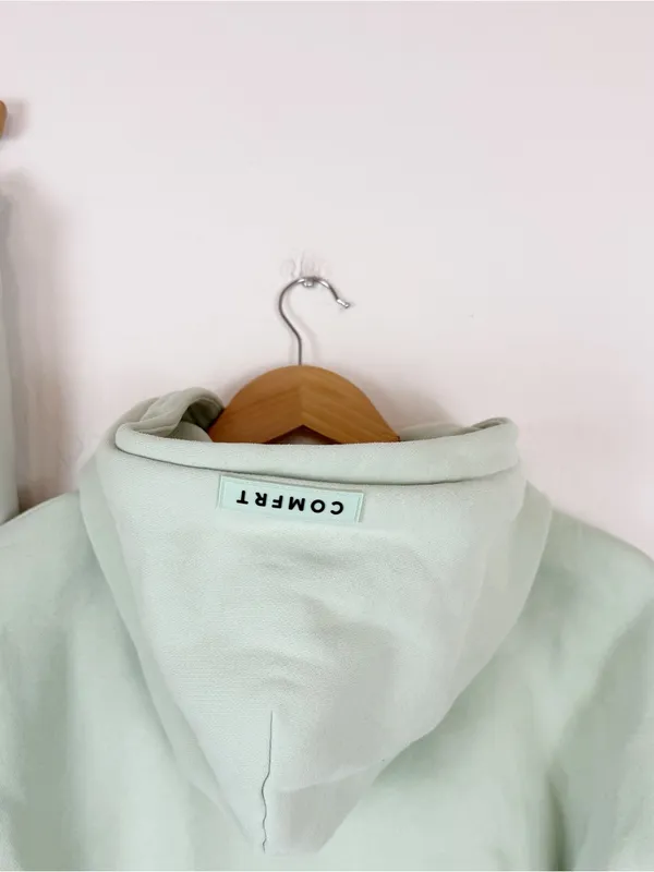 COMFRT Pastel Mega Hoodie and Pants Sweat Set in Mint Green - Image 6
