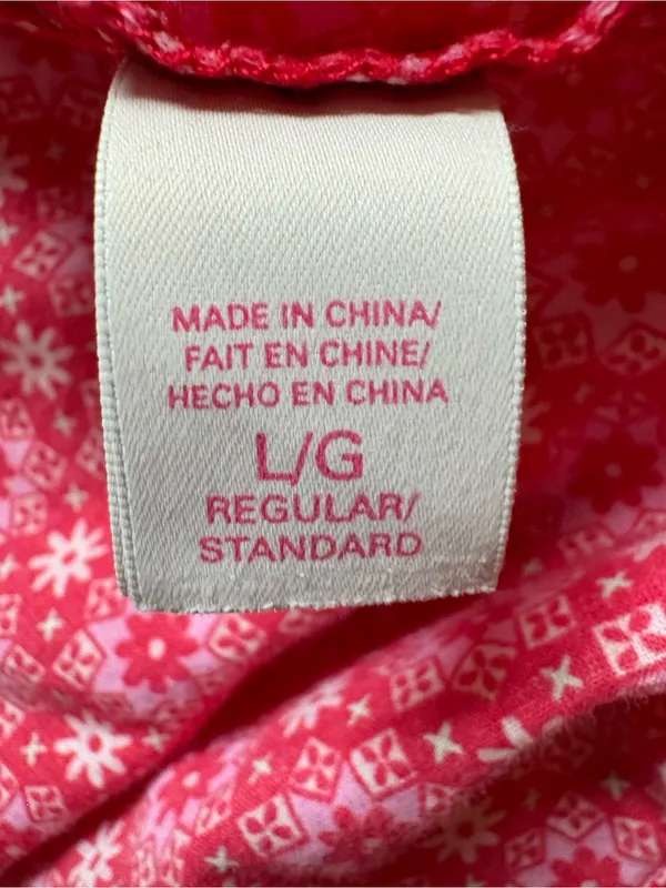 Victoria’s Secret Snowflake Holiday Cotton Pajama Set Large Christmas - Image 12