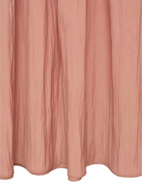 Mango Gathered Midi-Skirt with Panels NWT Pastel Pink Large - Image 3