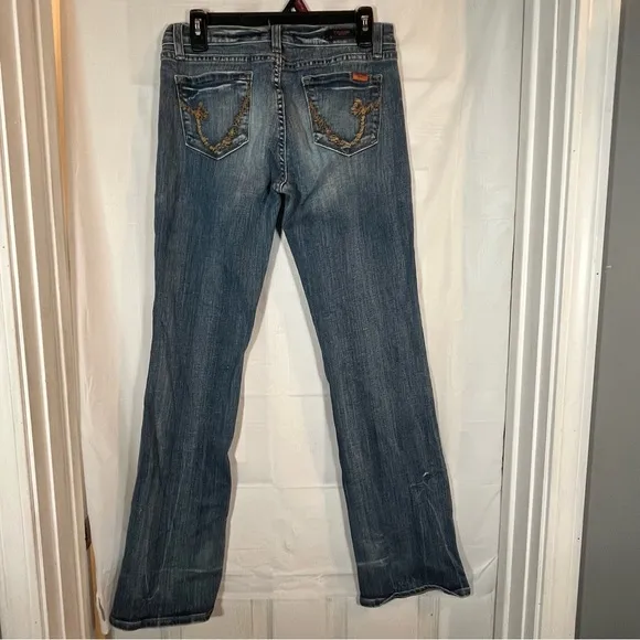 Vigoss Bootcut Jeans Womens Sz‎ 7 Straight Medium Wash Classic Normcore Everyday - Image 2
