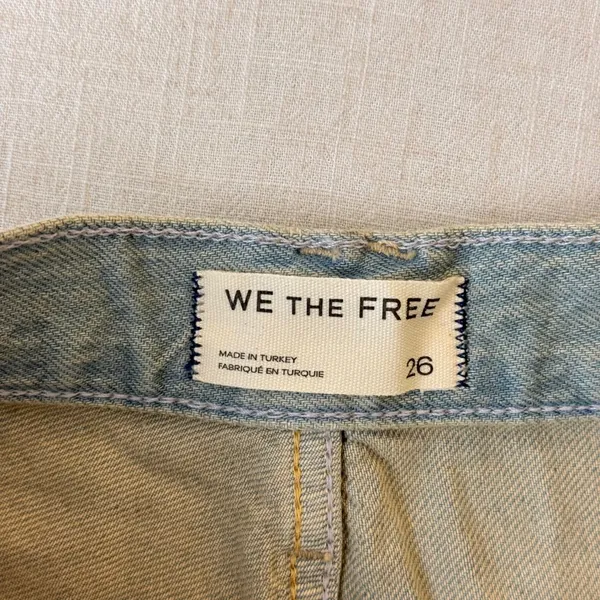 We The Free Montana Shorts 26 Haven Denim Bermuda Jorts NWOT - Image 5