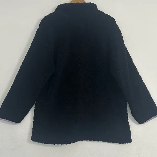 Koolaburra by Ugg Cozy Sherpa 1/4 Zip Pullover Black in Size XL - Image 9