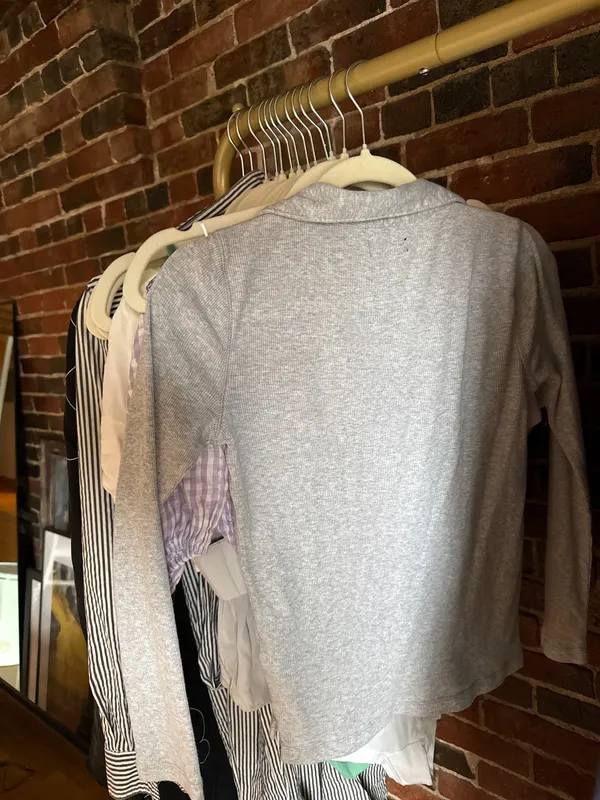 J.Crew Collared Shirt Gray - Image 3