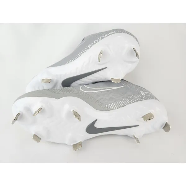 New Nike Hyper diamond‎ 4 Elite React Metal Softball Cleats Gray Womens Size 7 - Image 5