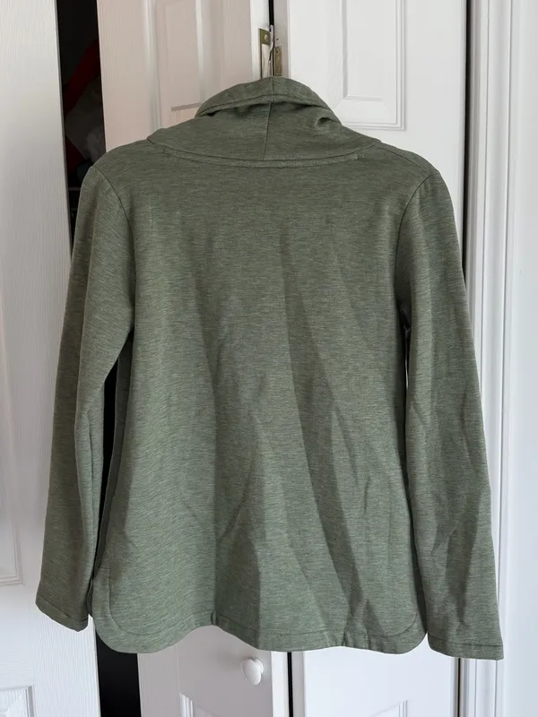 Haven Well Within Sage Cowl Neck Fleece Hoodie‎ XS - Image 5
