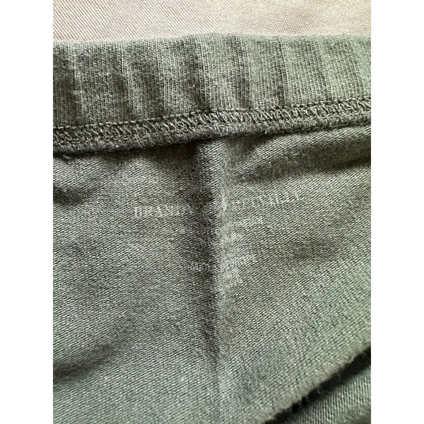 Brandy Melville Forest Green Cotton Blend Griffin High Waisted Bike Shorts S - Image 3