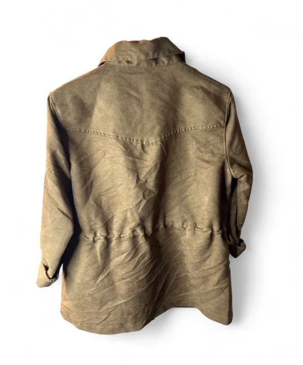Chico's Women's Tan Suede Jacket Size 1 #suede #outerwear - Image 3