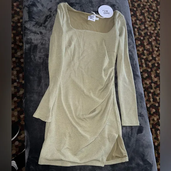 Princess Polly William Mini Dress in Khaki Size 8 New with tag - Image 6