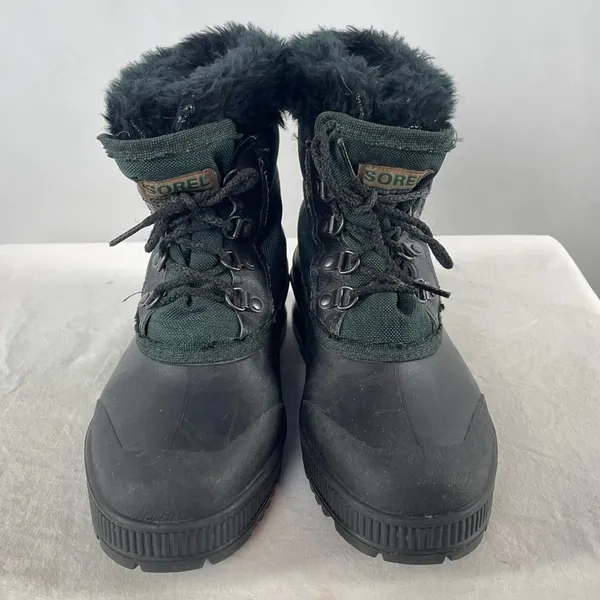 Sorel Woman’s Fabric Rubber Duck Boots in Black Size 8‎ - Image 3