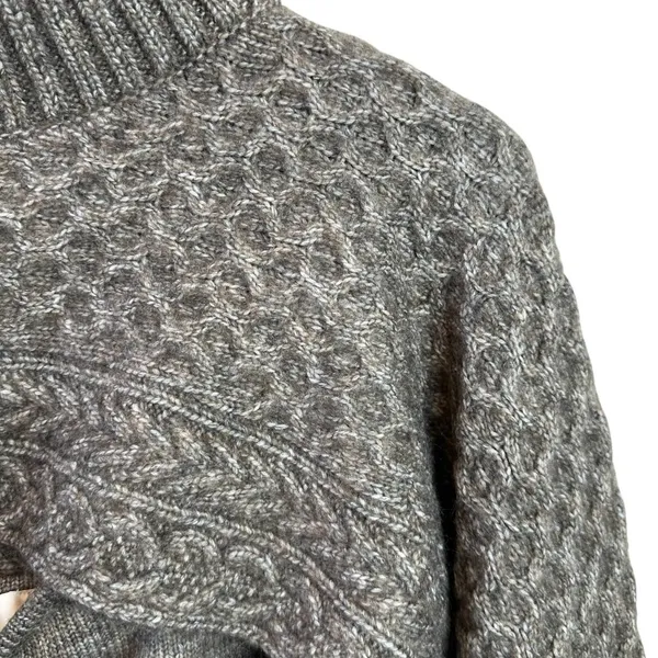NWT Anthropologie ASTR The Label Taupe Cable-Knit Sweater Shrug Set Size M/L - Image 6