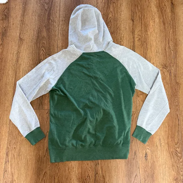 Green Bay Packers‎ Hoodie Womens XL Henley Raglan Sweatshirt NFL Majestic sporty - Image 8