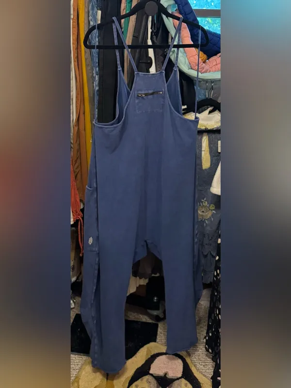 NWOT Free People FP Movement Hot Shot Onesie - supernova navy blue - Large - Image 11