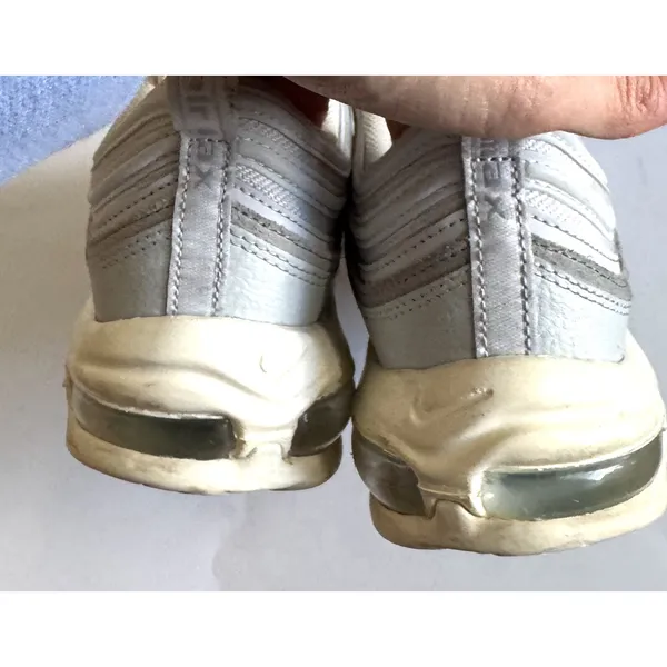 Nike Air Max DZ2629-001 Running Sneakers Silver Gray Size 8 - Image 7