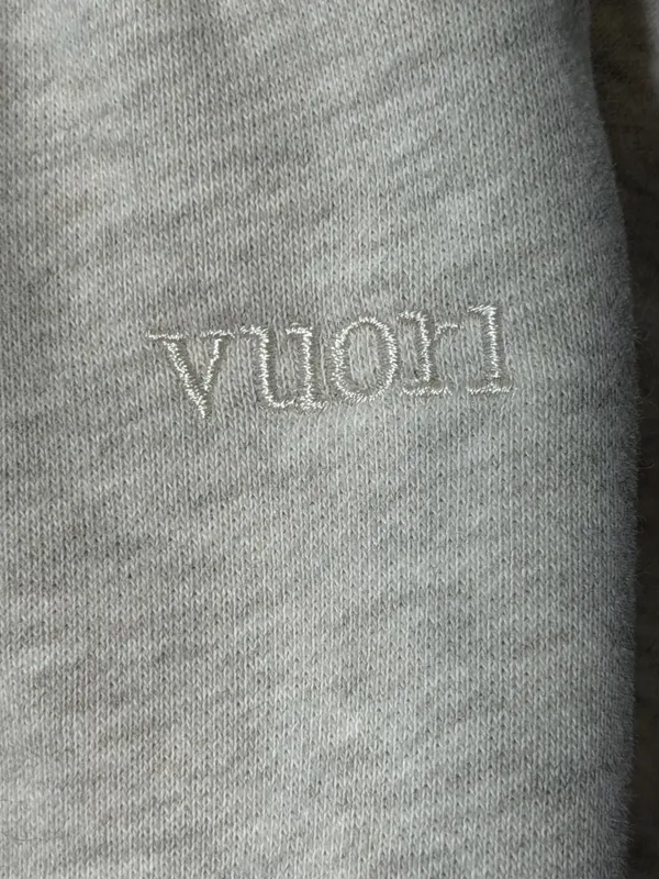 Vuori Performance Wide Leg Lounge Sweatpants Oatmeal Heather - Image 2