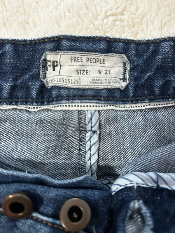 Free People Jean Shorts Denim - Image 3