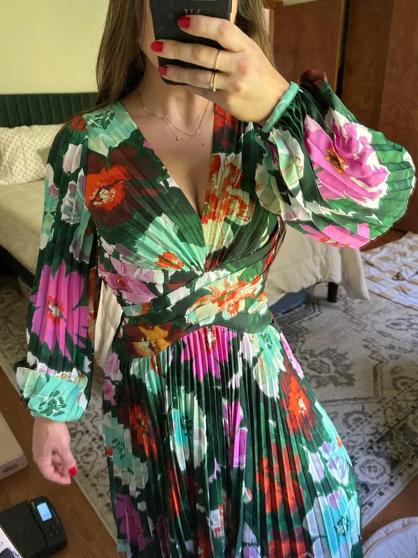Maeve Anthropologie Long Sleeve Formal Dress - Image 5