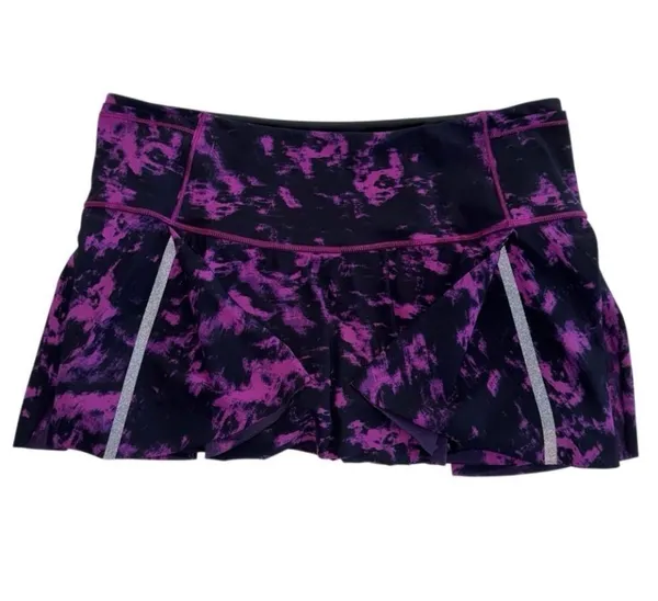 Lululemon Hit Your Stride Skirt Breezie Regal Plum Black / Black Size 10 Skort - Image 7