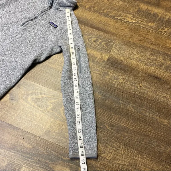 Patagonia Better Sweater Fleece 1/4 Zip Pullover Women's Small Gray Jacket Top - Image 7