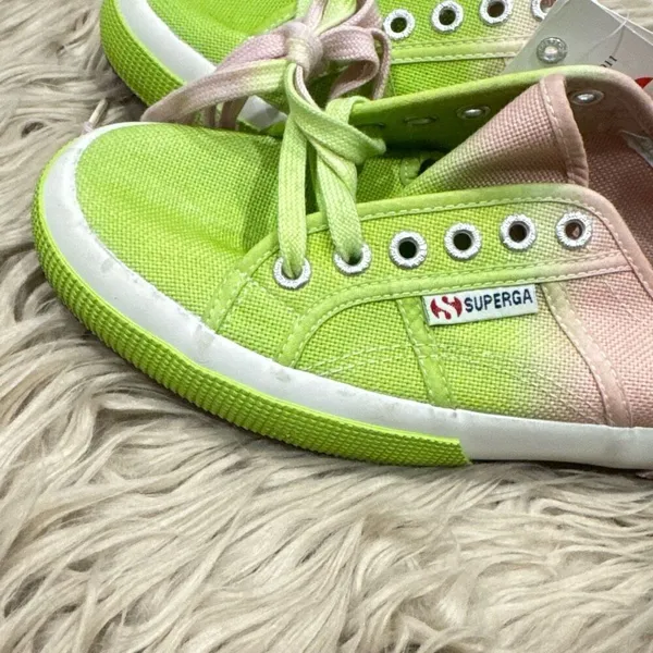 NWT Superga pink and green sneakers size 8.5 - Image 6