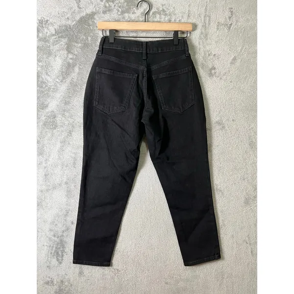 Old Navy High Rise Curvy O.G. Straight‎ Black Jeans Petite 2 Slim Stretch New - Image 5