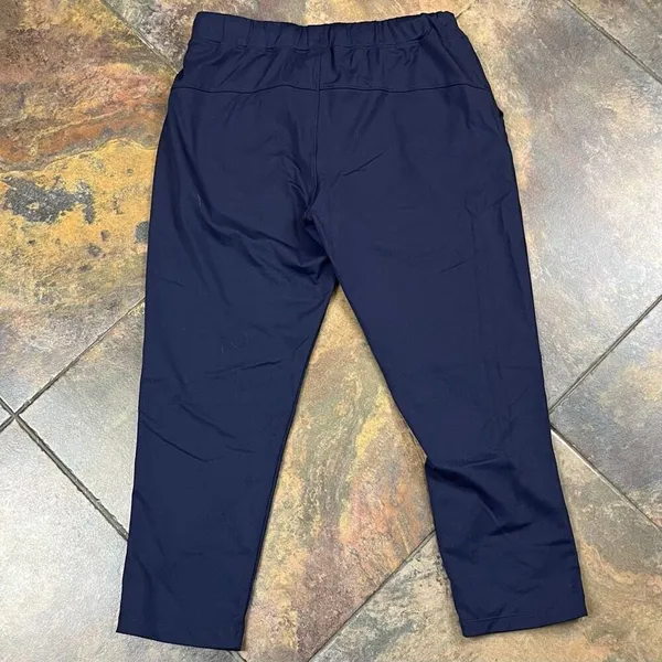 Yogipace Women’s Blue Drawstring Pull-on Elastic Waist Pants Large - Image 7
