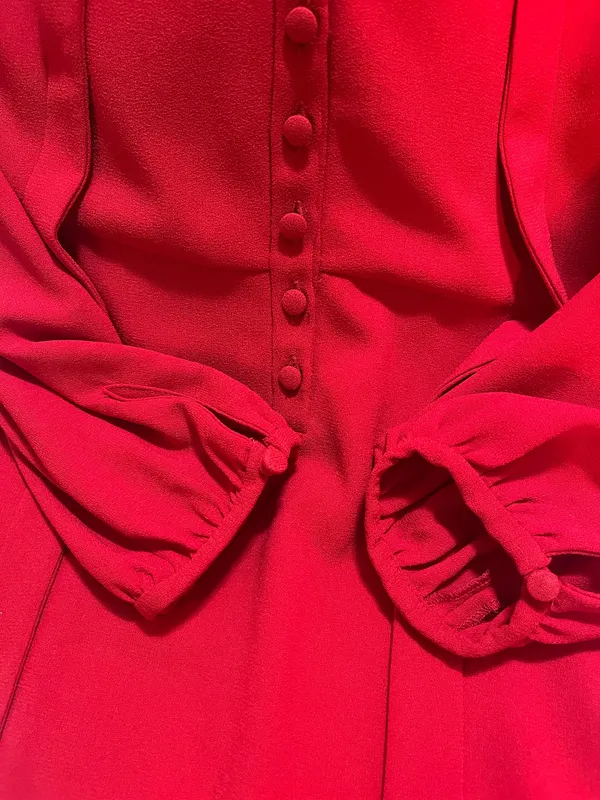 Zara red dress - Image 4