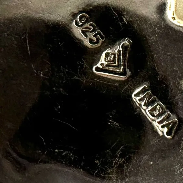 Siplada Sterling silver etched earrings - Image 5
