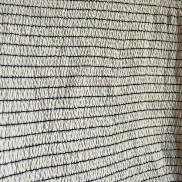 American Eagle Cream Top w/ Blue Stripes - M‎ - Image 12